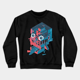 Isometric Skull Crewneck Sweatshirt